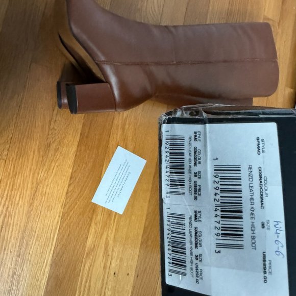 French Connection Renzo Leather Knee High Boot - Picture 8 of 8